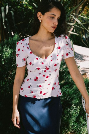 Blouse Althéa white from avani apparel