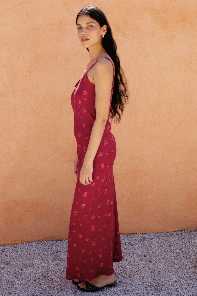 Dress Jade raspberry from avani apparel