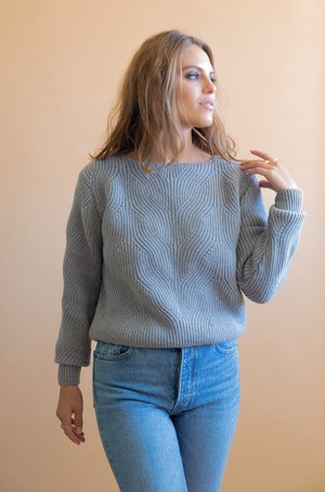 Sweater Ormeau grey from avani apparel