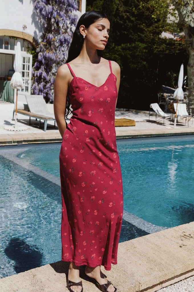 Dress Jade raspberry from avani apparel