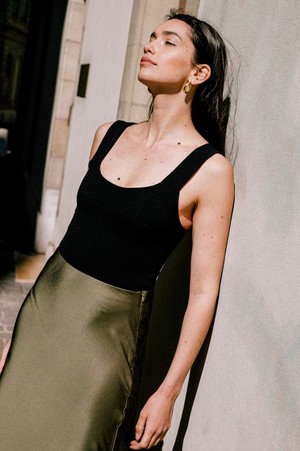 Skirt Iris green from avani apparel
