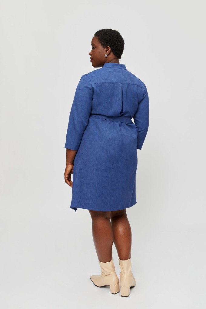 Lidia | Shirt Dress in Classic Blue from AYANI