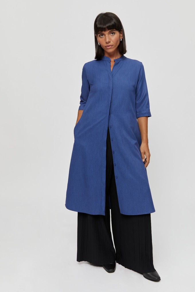 Lidia | Shirt Dress in Classic Blue from AYANI