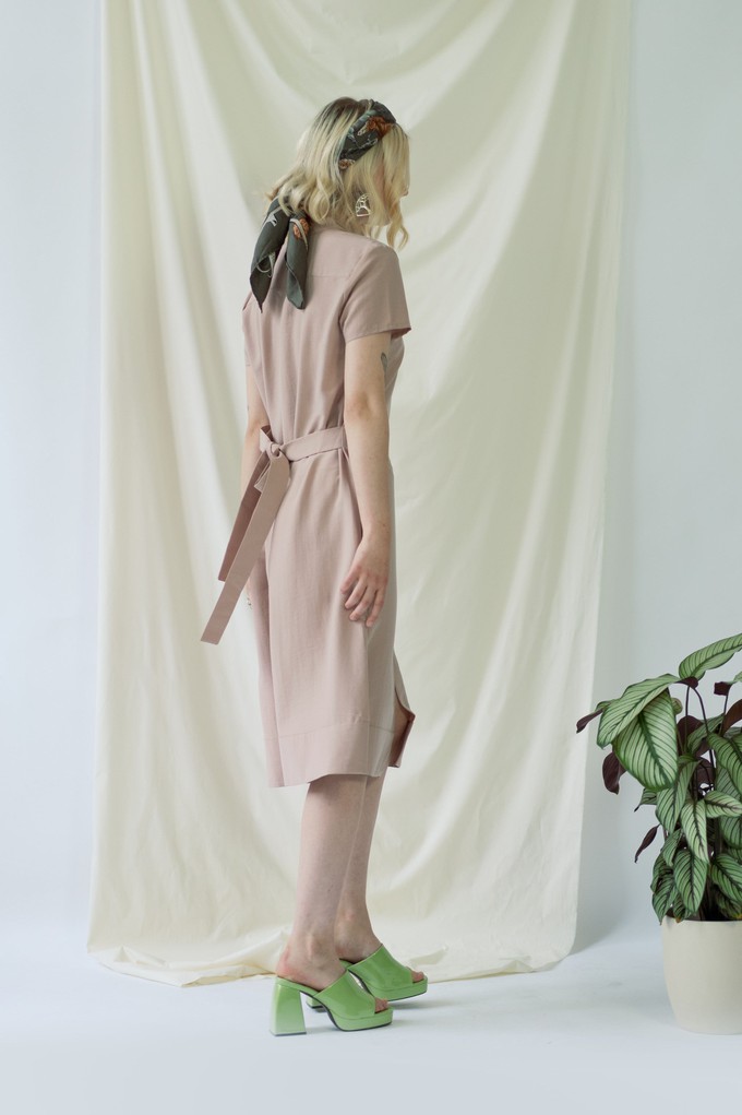 Melanie | Shirt Dress with short sleeves in rose from AYANI