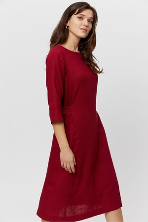 Emilia | Midi A-line Dress in Red from AYANI Emilia | Midi A-line Dress in Red from AYANI