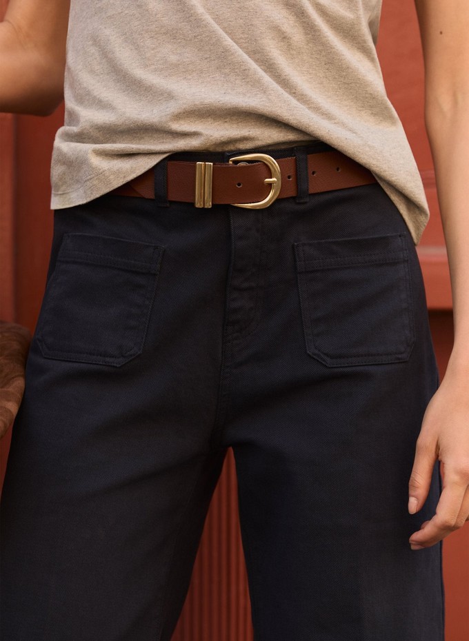 Baukjen Signature Gold Buckle Belt from Baukjen