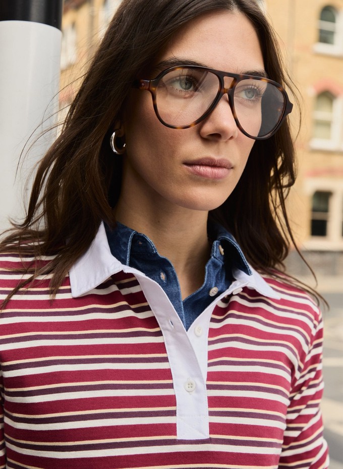 Esra Organic Cotton Polo Top from Baukjen