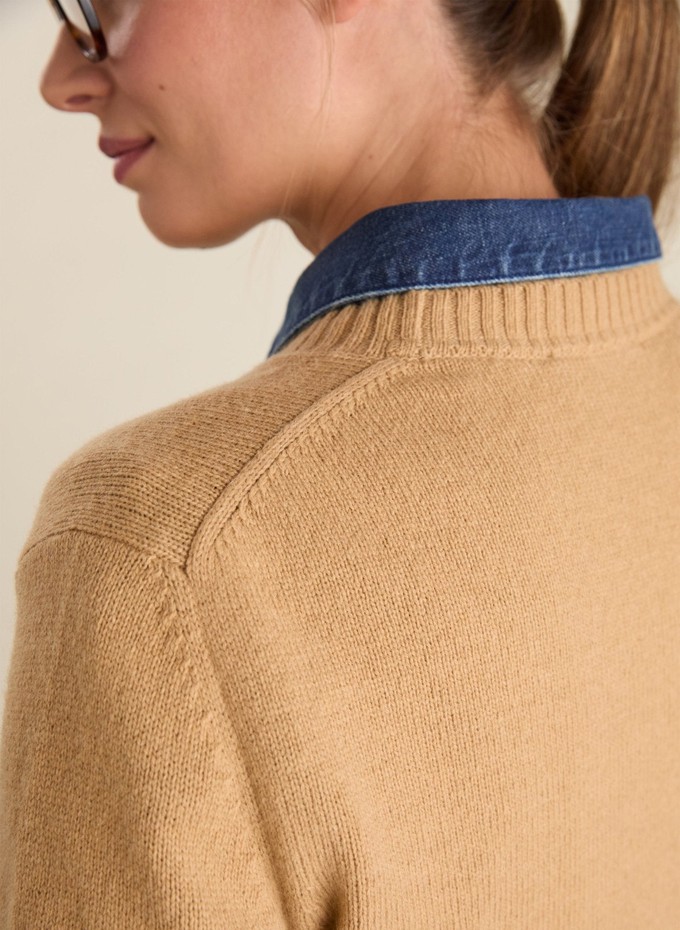 Zucca Wool Blend Crew Neck Jumper from Baukjen