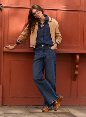 Gillian Wool Blend Collar Cardigan from Baukjen