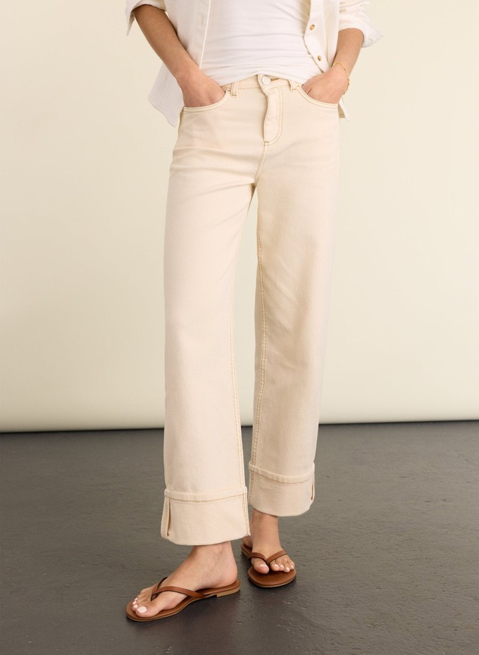 Helen Organic Cotton Stretch Turn Up Jeans from Baukjen