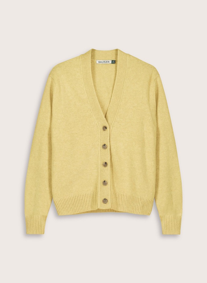Ruth Wool with Cashmere V-Neck Cardigan from Baukjen
