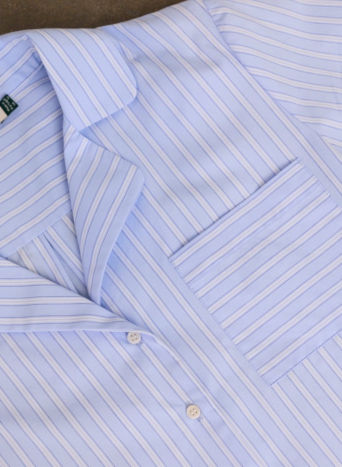 Lula Organic Cotton Stripe Pyjama Shirt from Baukjen