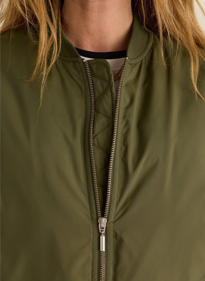 Eve Cropped Bomber Jacket from Baukjen