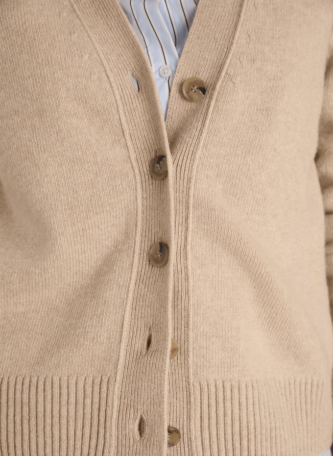 Ruth Wool with Cashmere V-Neck Cardigan from Baukjen