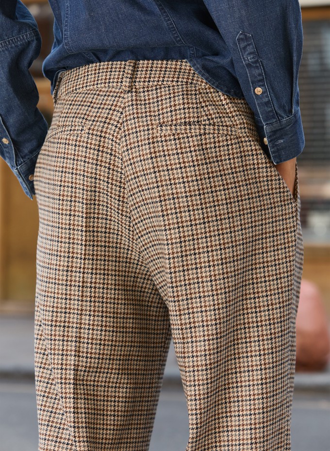 Gwynnie Wool Blend Wide Leg Trousers from Baukjen
