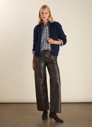 Lonnie Wool Blend Zip Cardigan from Baukjen