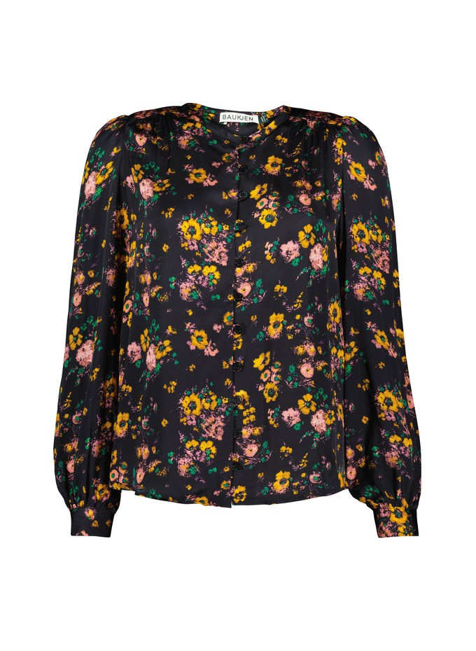 Meadow Satin Printed Blouse from Baukjen