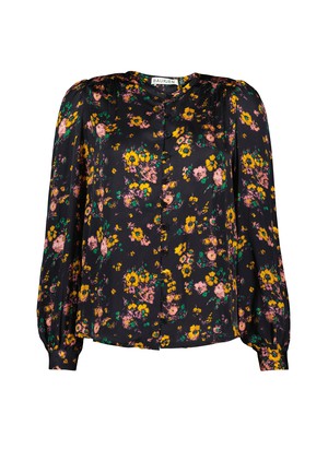 Meadow Satin Printed Blouse from Baukjen