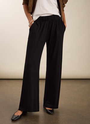 Petite Palazzo Jersey Trousers from Baukjen
