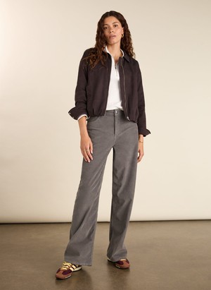 Bethany Organic Cotton Corduroy Wide Leg Trousers from Baukjen