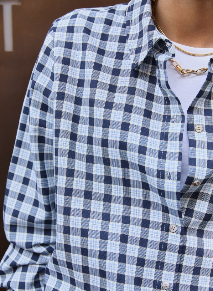 Graca Organic Cotton Check Shirt from Baukjen