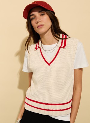 Agnes Ecotec Knitted Vest from Baukjen