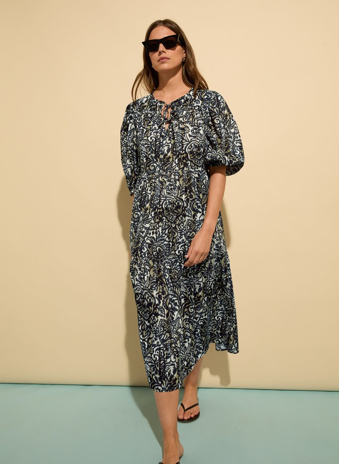 Mathilda Organic Cotton Kaftan Dress from Baukjen
