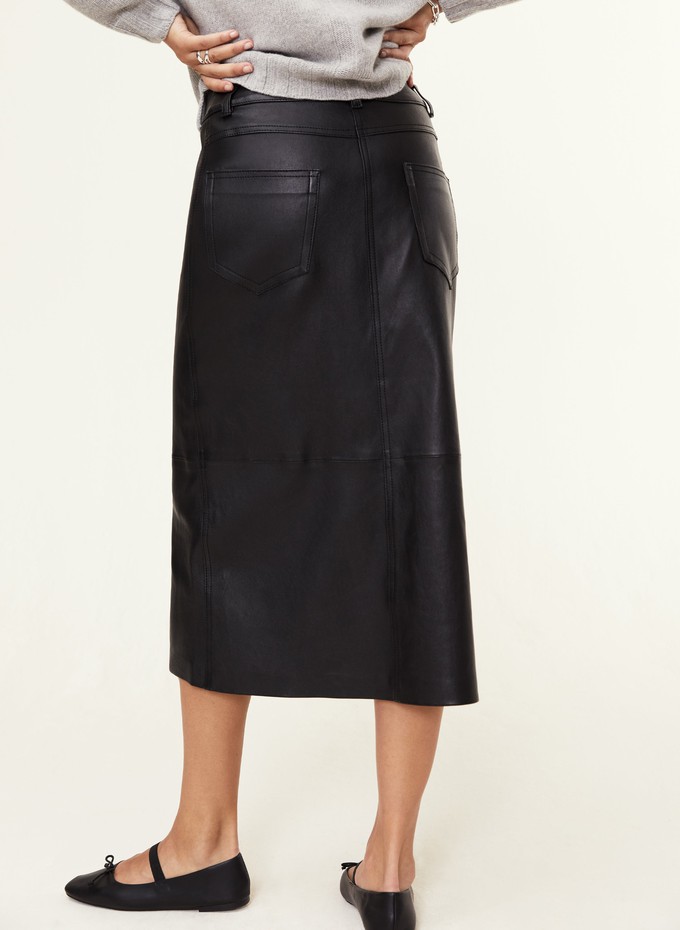 Calandra Leather Skirt from Baukjen