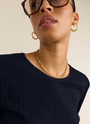 Gabriella Ribbed T-shirt from Baukjen