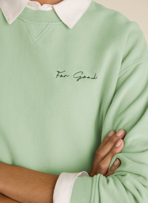 Dorrie Organic Cotton Cropped Sweatshirt from Baukjen