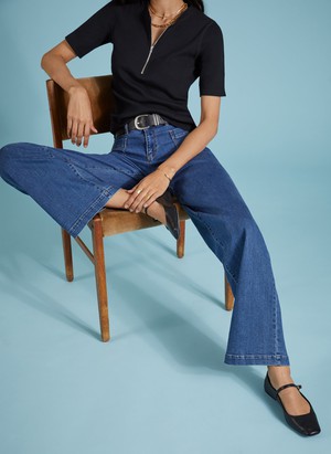 Lou Organic Cotton Stretch Jeans - Petite from Baukjen