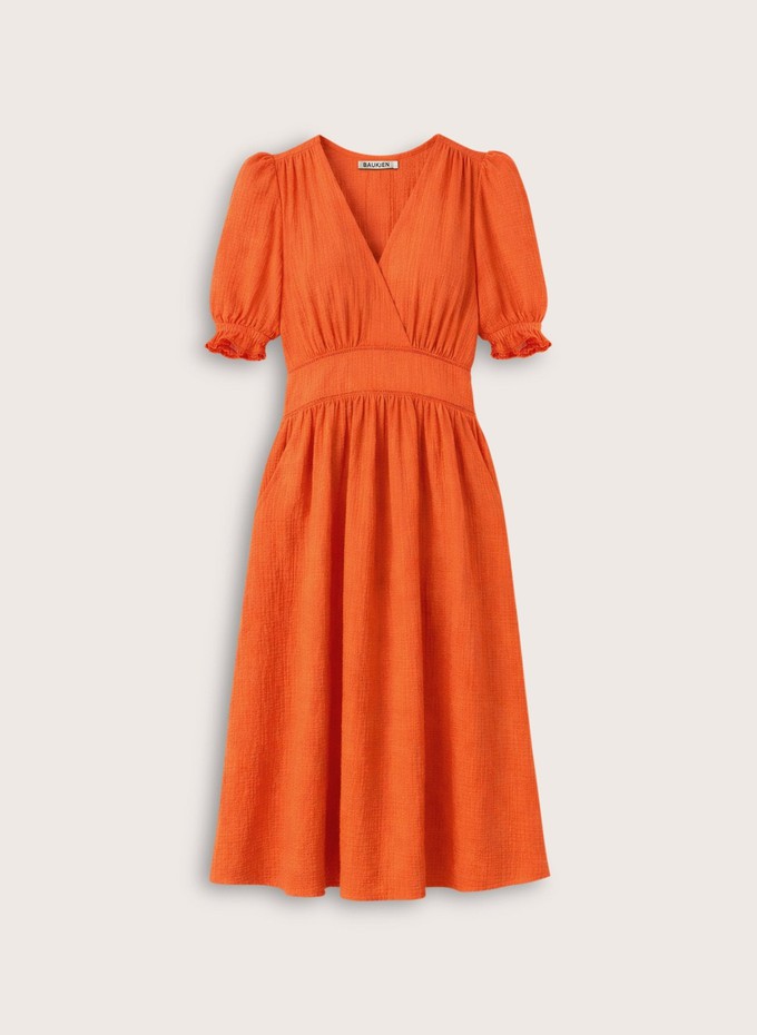 Bella Organic Cheesecloth Midi Dress from Baukjen