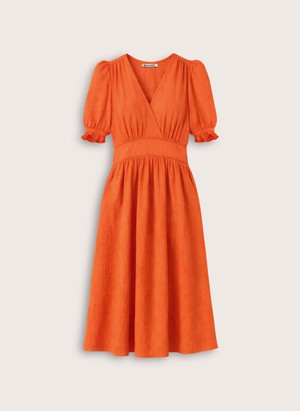 Bella Organic Cheesecloth Midi Dress from Baukjen