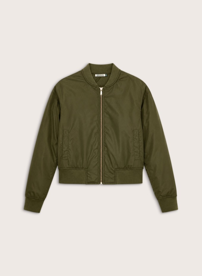 Eve Cropped Bomber Jacket from Baukjen