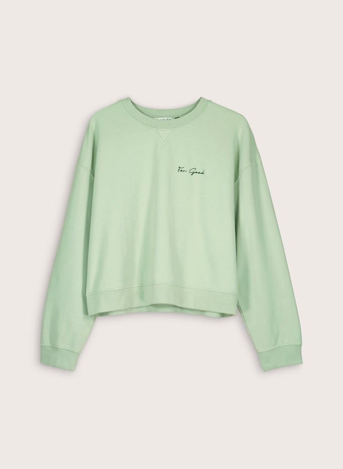 Dorrie Organic Cotton Cropped Sweatshirt from Baukjen
