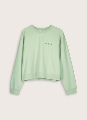 Dorrie Organic Cotton Cropped Sweatshirt from Baukjen