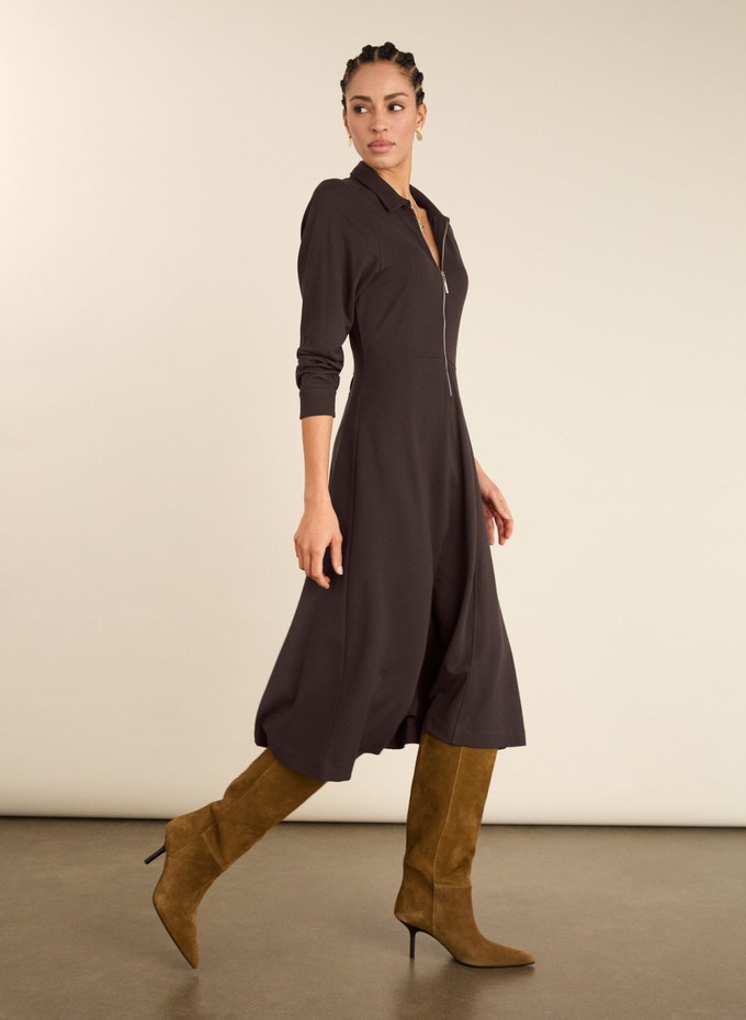 Mariposa Ponte Midi Dress from Baukjen