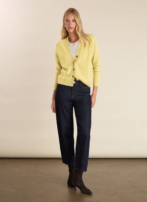 Ruth Wool with Cashmere V-Neck Cardigan from Baukjen