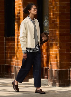 Antonia Wool Blend Bomber Jacket from Baukjen