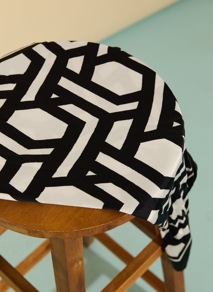 Aspen Printed Satin Scarf from Baukjen