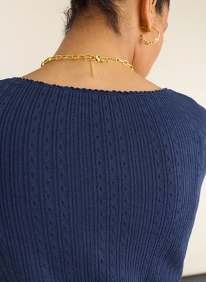 Maeva Ribbed Long Sleeve Top from Baukjen