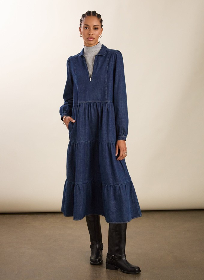 Cody Denim Midi Dress from Baukjen