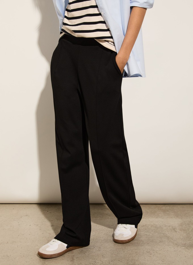 Marian Ponte Wide Leg Trousers from Baukjen