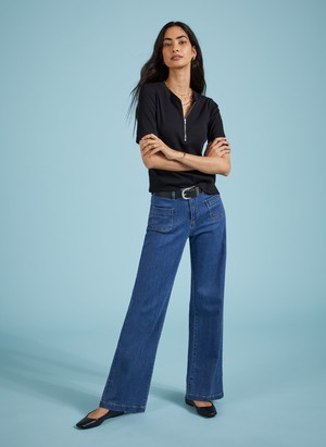 Lou Organic Cotton Stretch Jeans - Petite from Baukjen