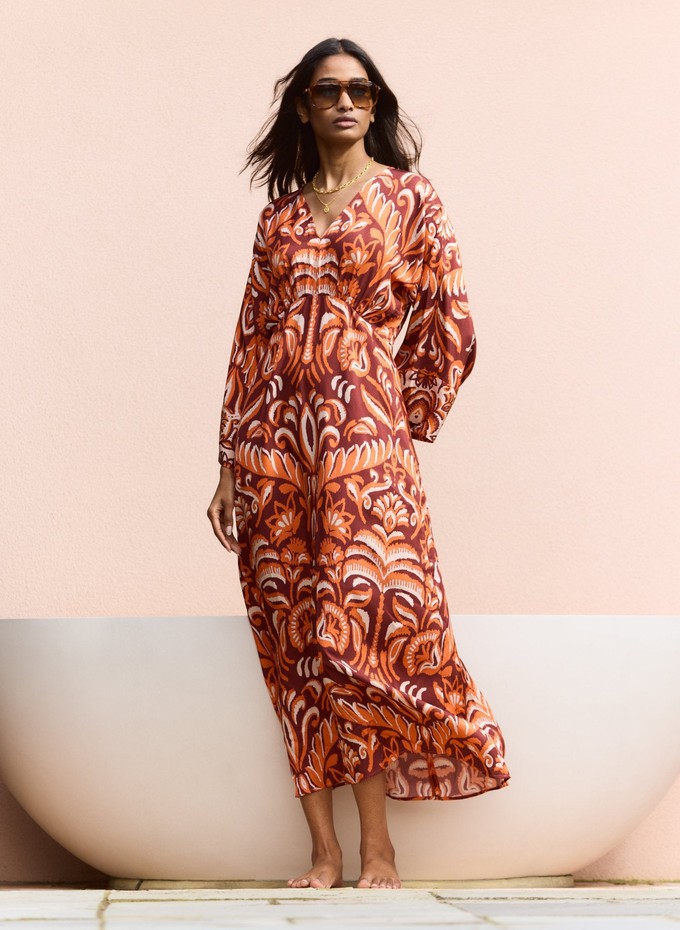 Ariadne Printed Kaftan Dress from Baukjen