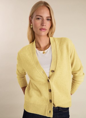Ruth Wool with Cashmere V-Neck Cardigan from Baukjen