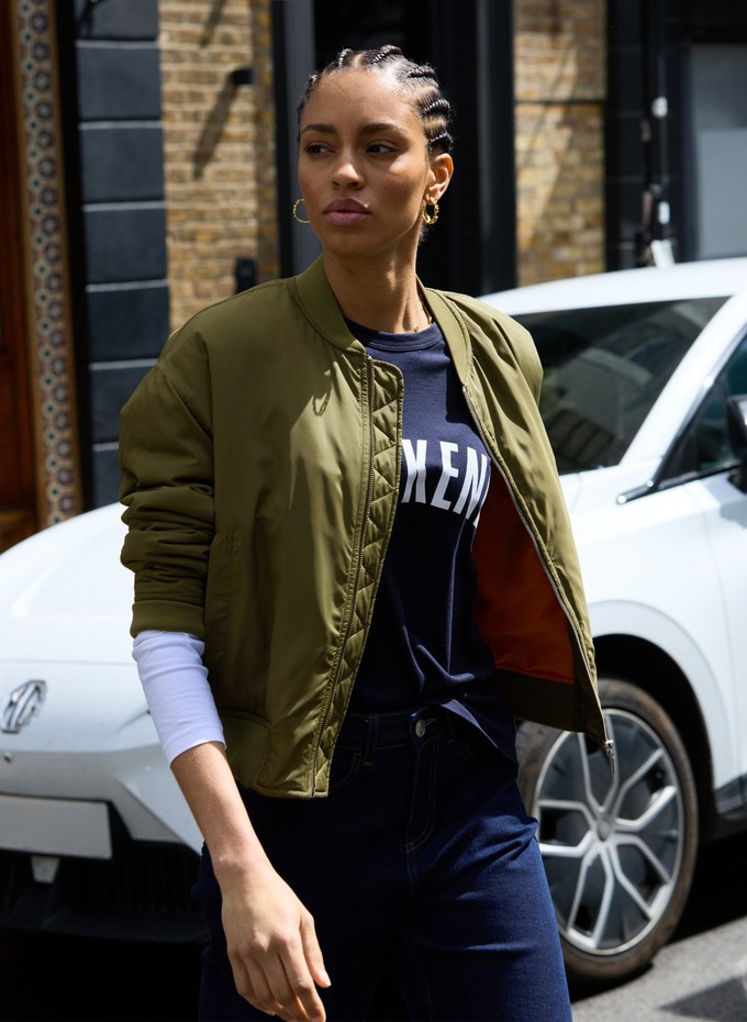 Shay Layered-Look Slogan T-shirt from Baukjen