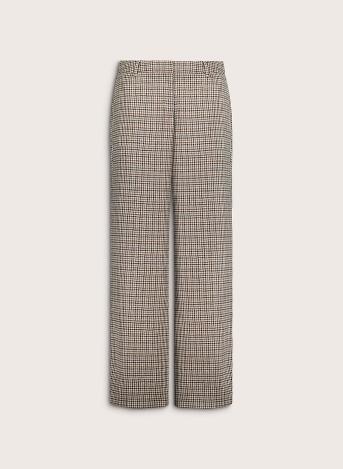 Gwynnie Wool Blend Wide Leg Trousers from Baukjen