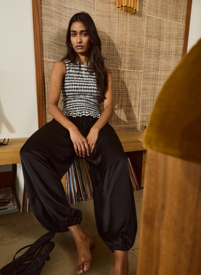 Brook Satin Balloon Trousers from Baukjen