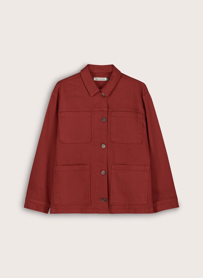 Rowan Organic Cotton Denim Utility Jacket from Baukjen